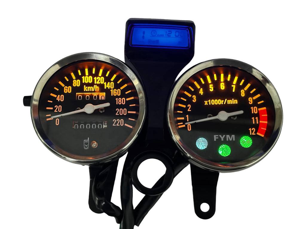 digital tablero para moto velocimetro tacometro for（Suzuki GN 125,Suzuki intruder 125 ED,suzuki gn125 cafe racer、CG125、Cruiser 200、Lifan LF125）
