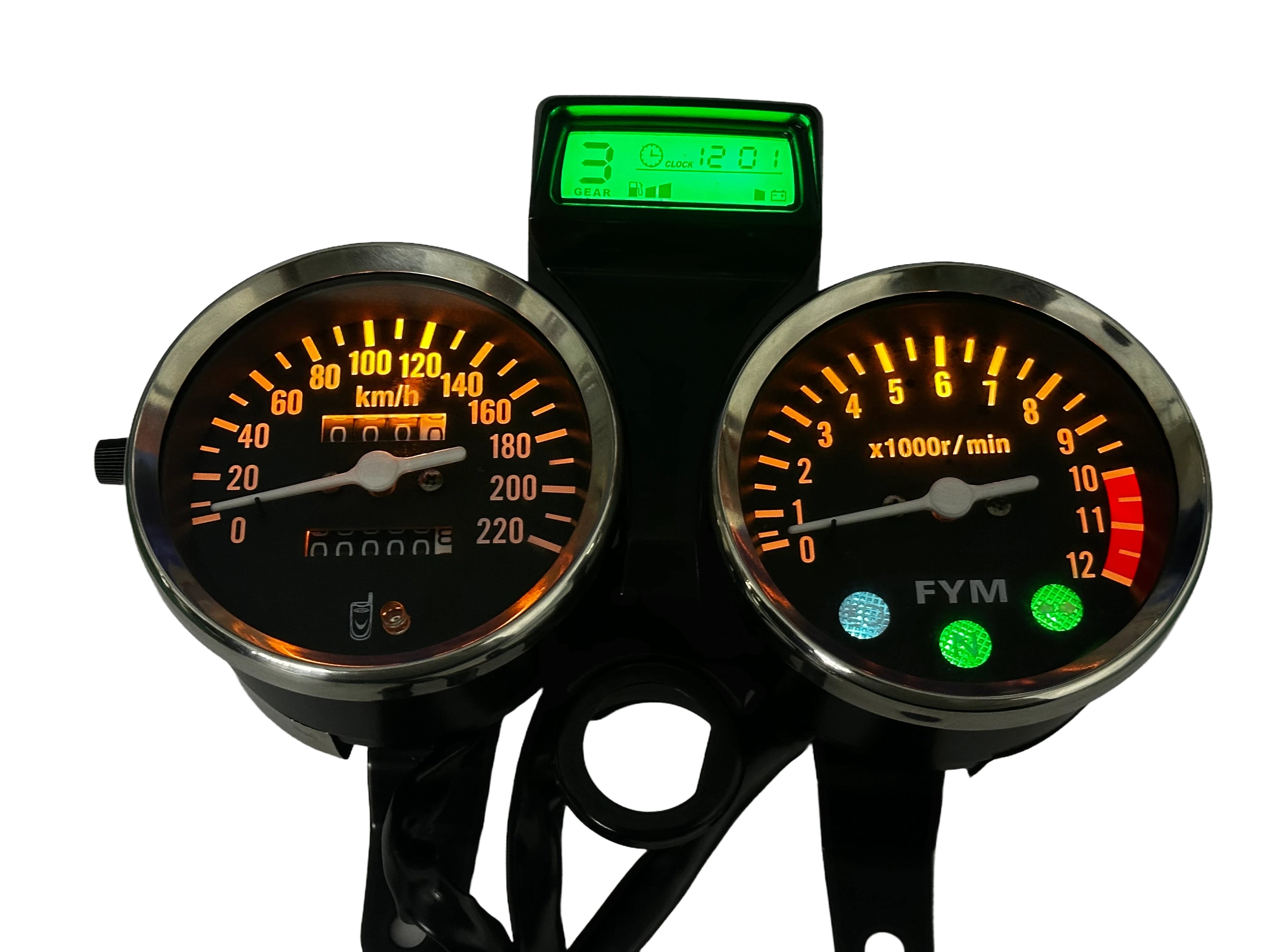 digital tablero para moto velocimetro tacometro for（Suzuki GN 125,Suzuki intruder 125 ED,suzuki gn125 cafe racer、CG125、Cruiser 200、Lifan LF125）