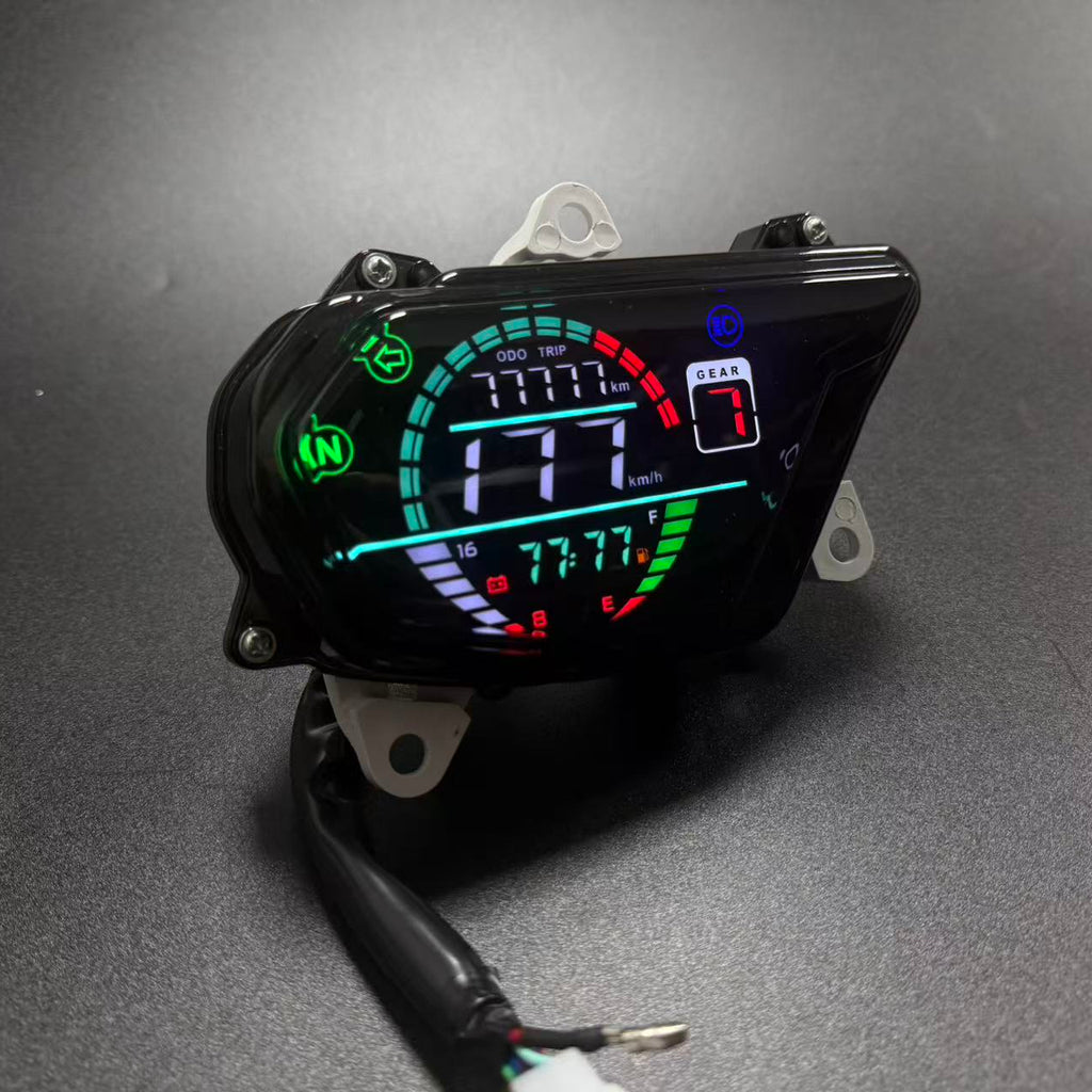 digital tablero para moto velocimetro tacometro for（Honda POP110i）