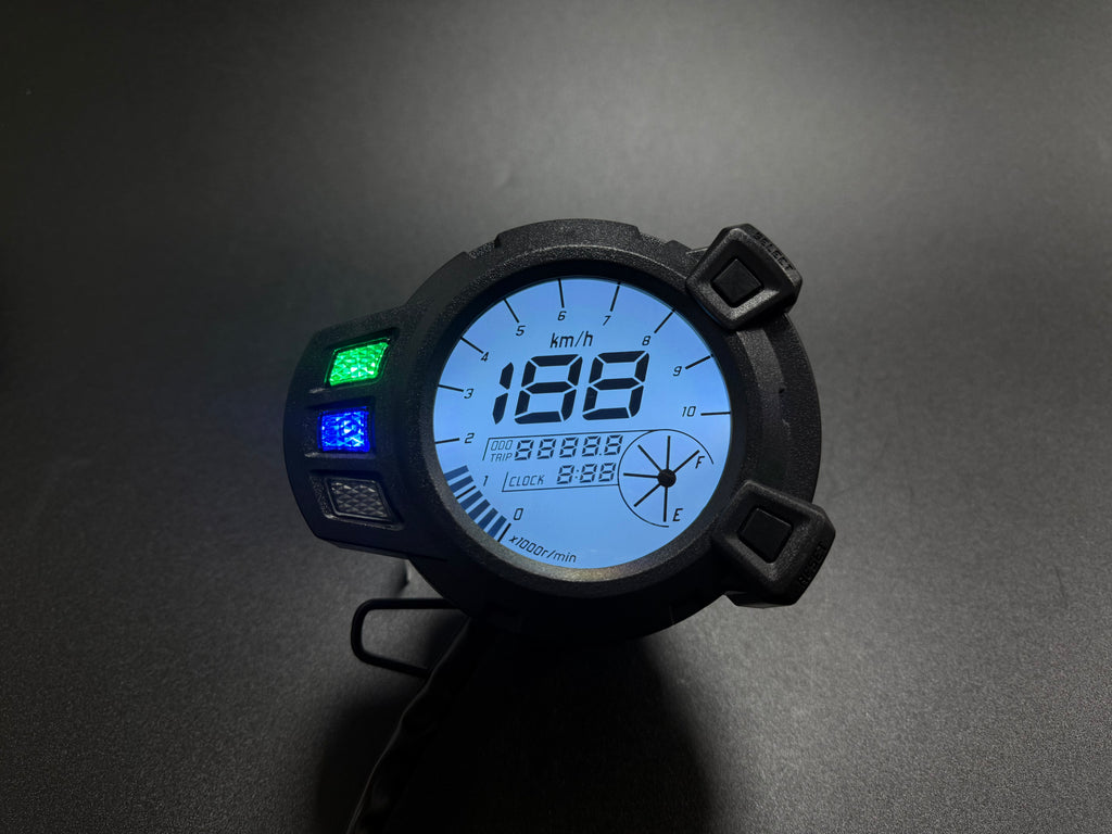 universal digital tablero para moto velocimetro tacometro for（Yamaha Zuma125、BWS125、YW125，Kymco Agility 125、XBWS 125，Cross 2.0 125 ccm rot，DUCONDA DUX 150，speedo/Digitalmeter KTC xride (TTX) di fino fi 115）