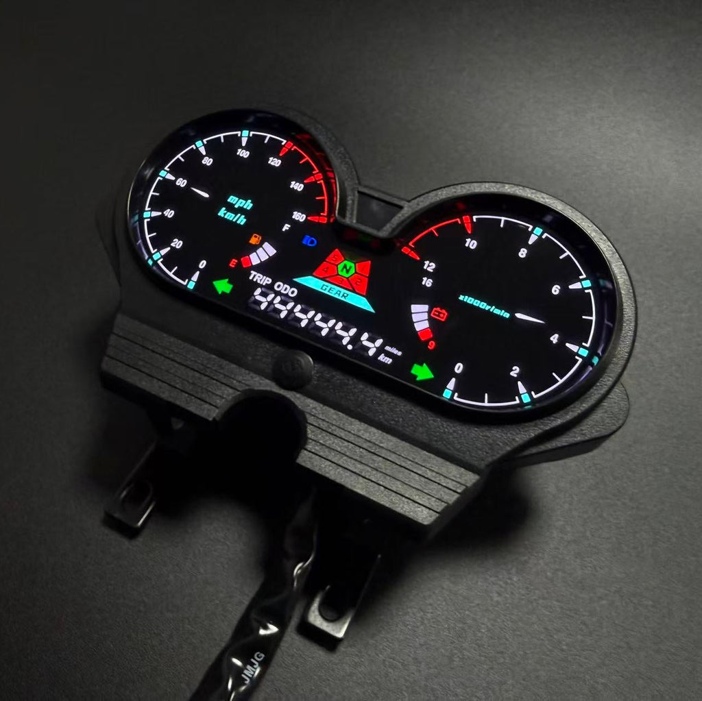Digital Motorcycle Dashboard Speedometer Tachometer 【Honda CG 125 Deluxe, CG 125 DLX, Italika Forza 150, FT150 GTS, Mototaxi 150, Land Roys, RICO LR 150-28, Zongshen ZS-150, Chambera 150, RX150】