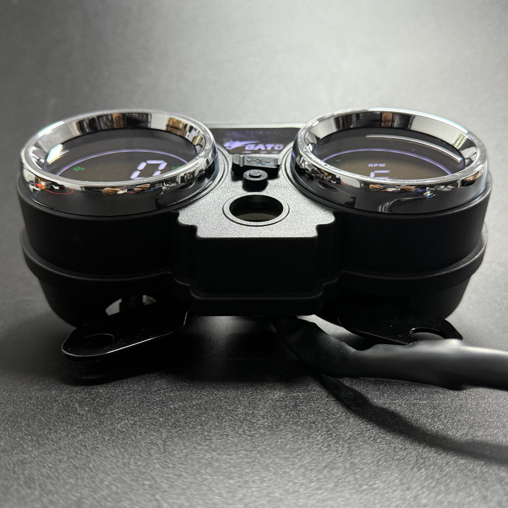 digital tablero para moto velocimetro tacometro for（GN125、CM125、Italika Dt 125、italika ft 150、Suzuki GN 125、Italika Rc200、Ek Express 2024、Super Gato 150、CG 250、NUEVO TAURO 200cc、VENTO Ryder 150 、Kenton GL 200）