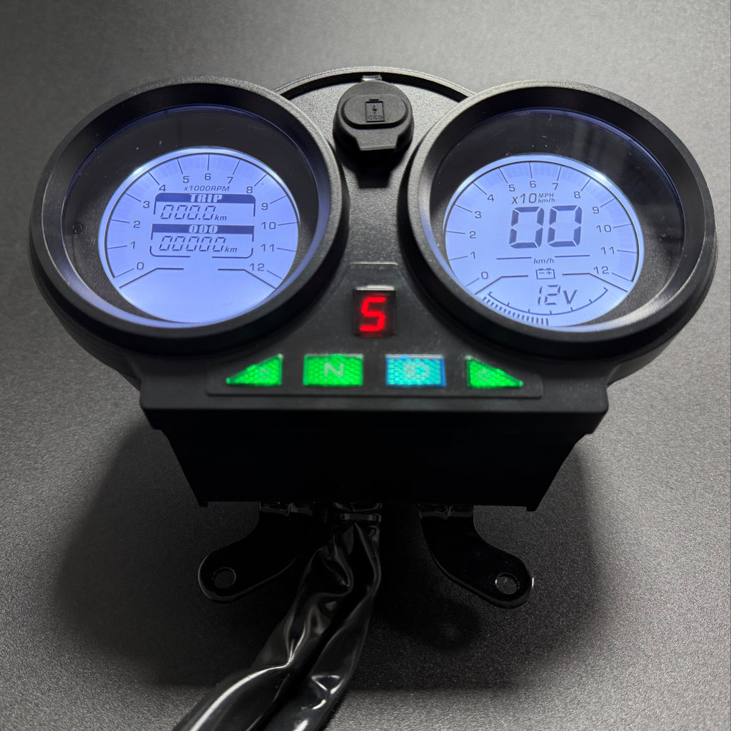 Painel digital para moto velocímetro tacômetro para (Bera SBR150 (Bera Moto 150cc CG))