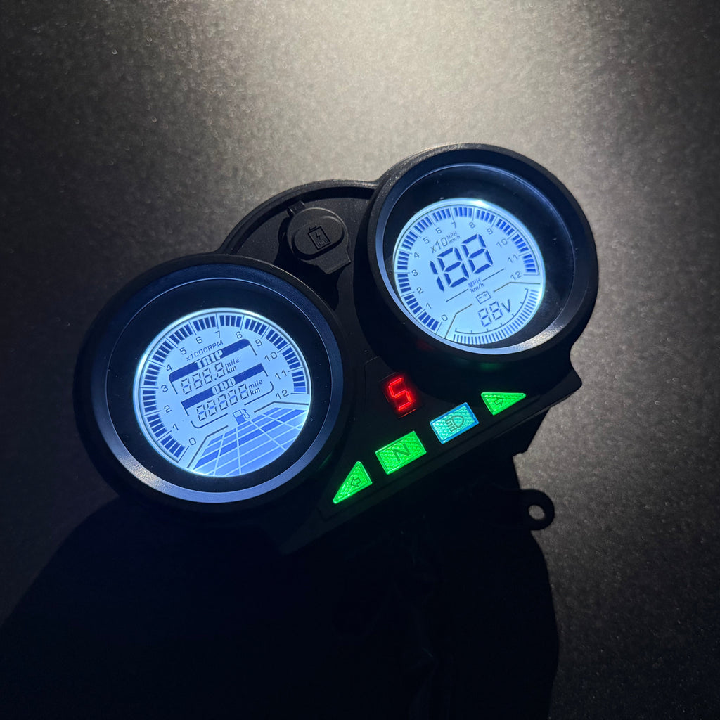Painel digital para moto velocímetro tacômetro para (Bera SBR150 (Bera Moto 150cc CG))
