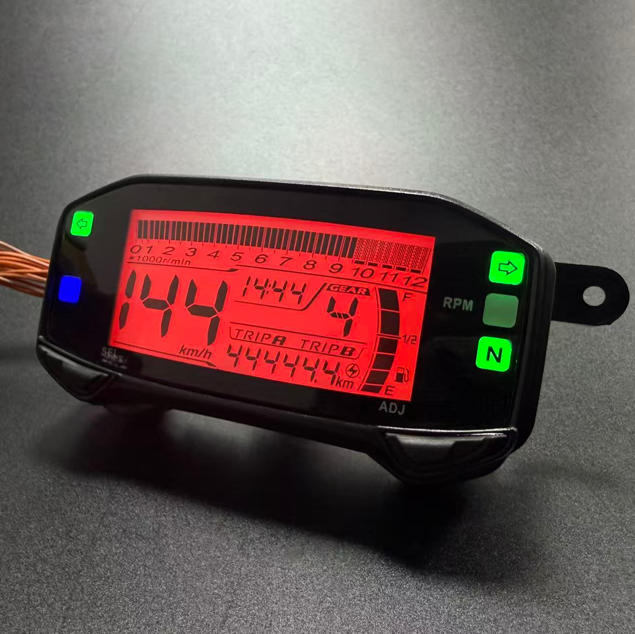 digital dashboard for motorcycle speedometer tachometer（Suzuki Gixxer150 SF，Gixxer150，suzuki gsx r150，suzuki DR-Z4SM）