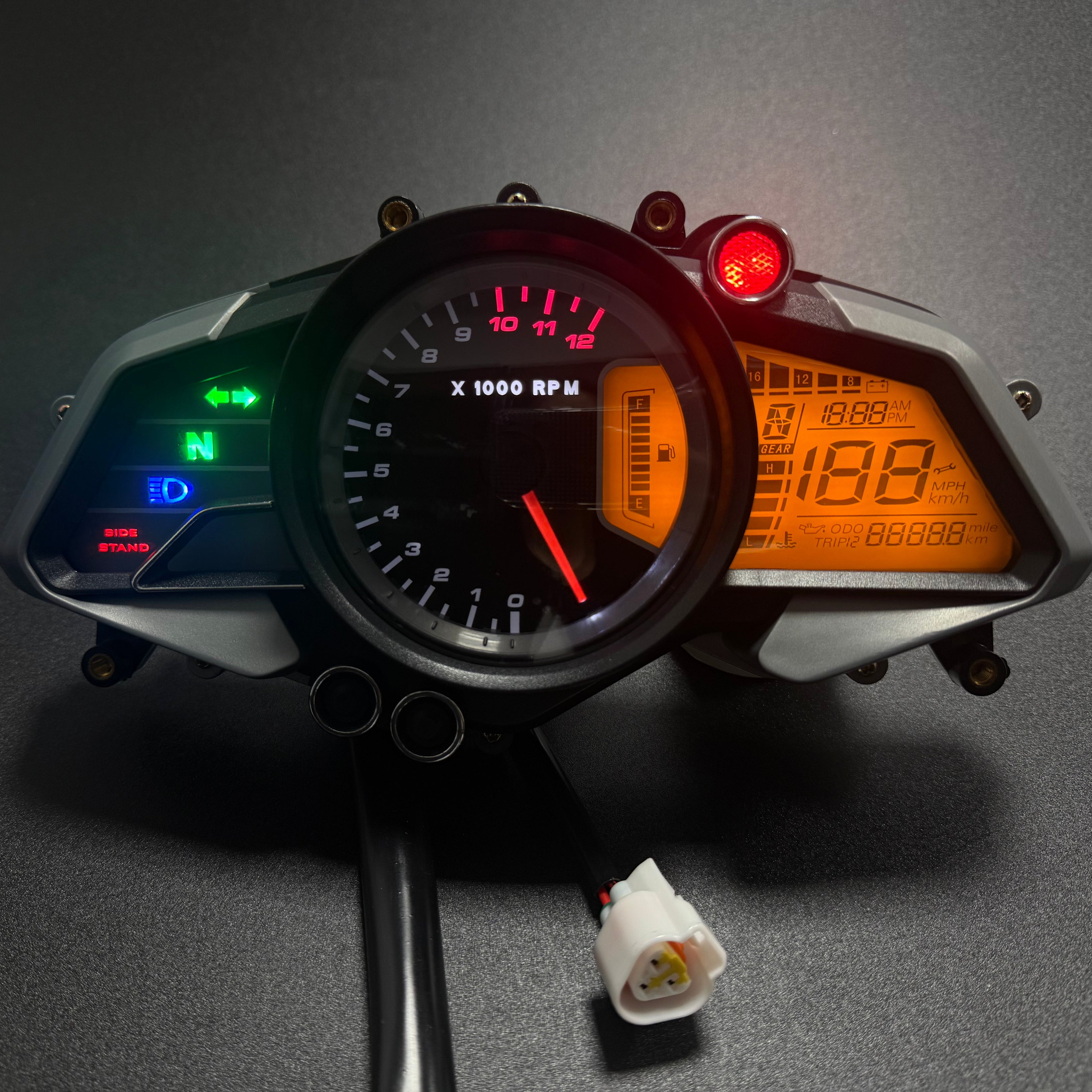 digital dashboard for motorcycle speedometer tachometer（Bajaj pulsar 200NS， Bajaj pulsar 125NS，Bajaj pulsar 160NS Kawasaki Rouser NS160 Fi Kawasaki Rouser NS150 Kawasaki Rouser RS200）