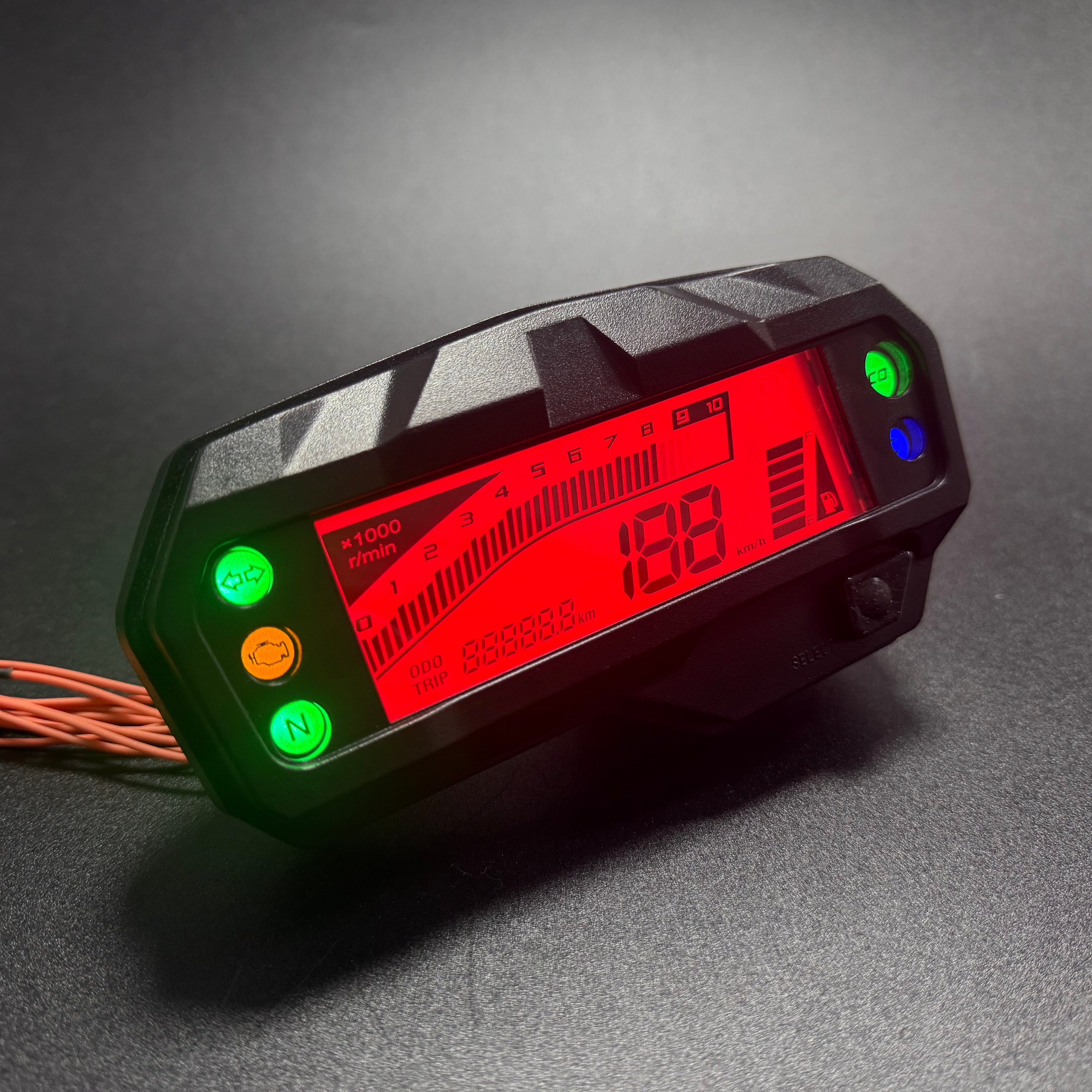 digital dashboard for motorcycle speedometer tachometer（yamaha Fz Fi V2、Fz s V2、Fzs 150、yamaha FZ FI 150 2.0）