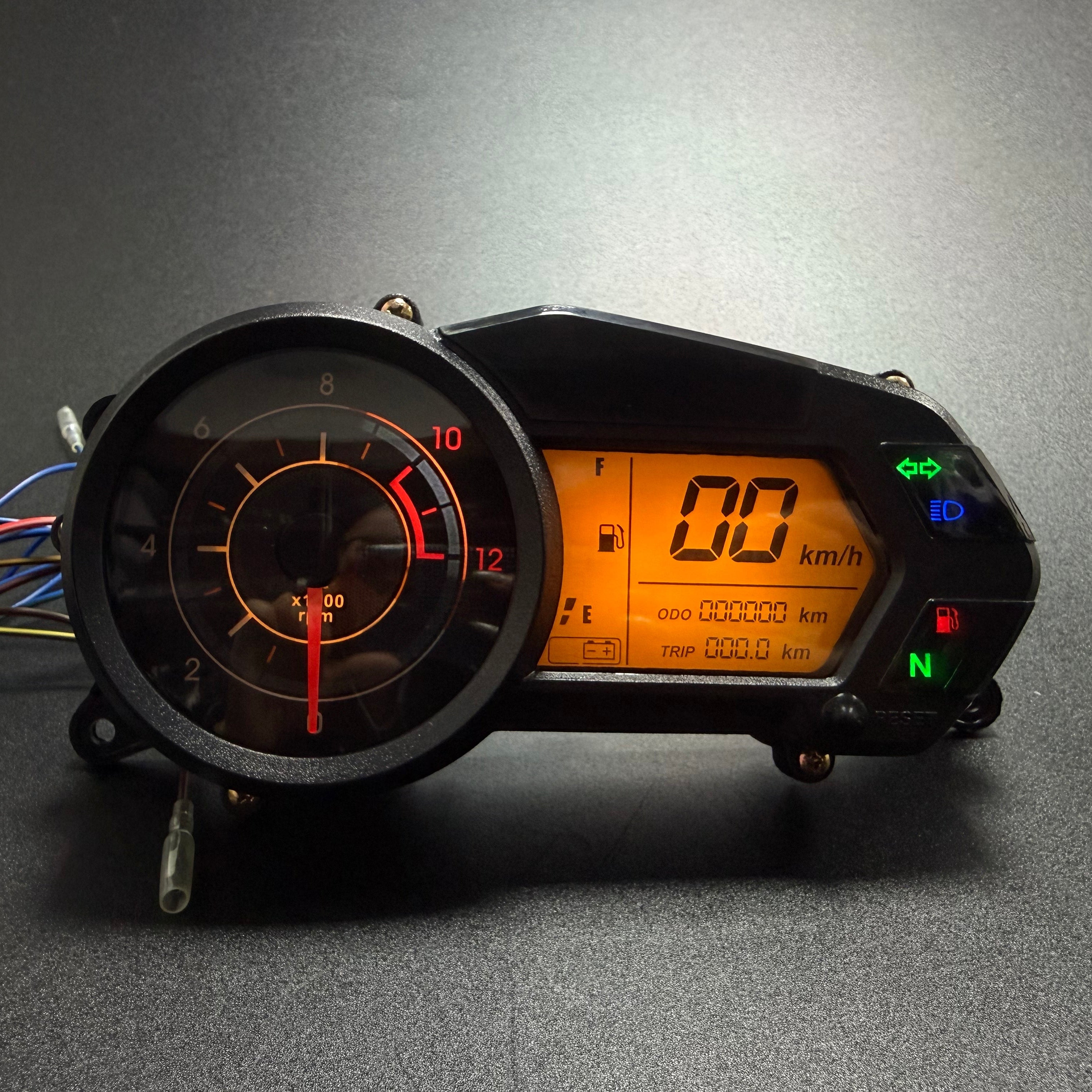 Digital motorcycle instrument panel speedometer tachometer (Bajaj Pulsar 135 LS Kawasaki Rouser 135LS Kawasaki Rouser NS125Fi)