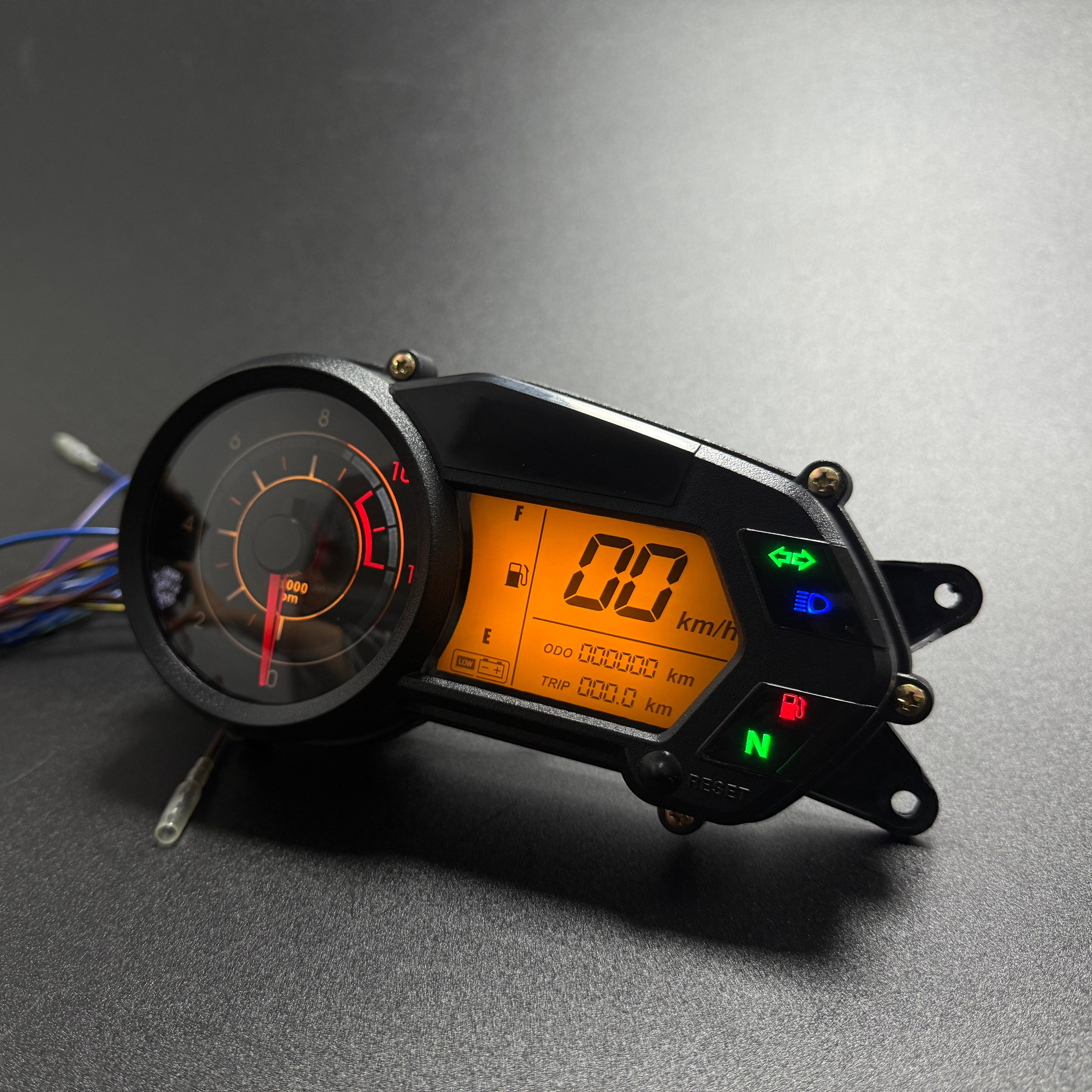 Digital motorcycle instrument panel speedometer tachometer (Bajaj Pulsar 135 LS Kawasaki Rouser 135LS Kawasaki Rouser NS125Fi)
