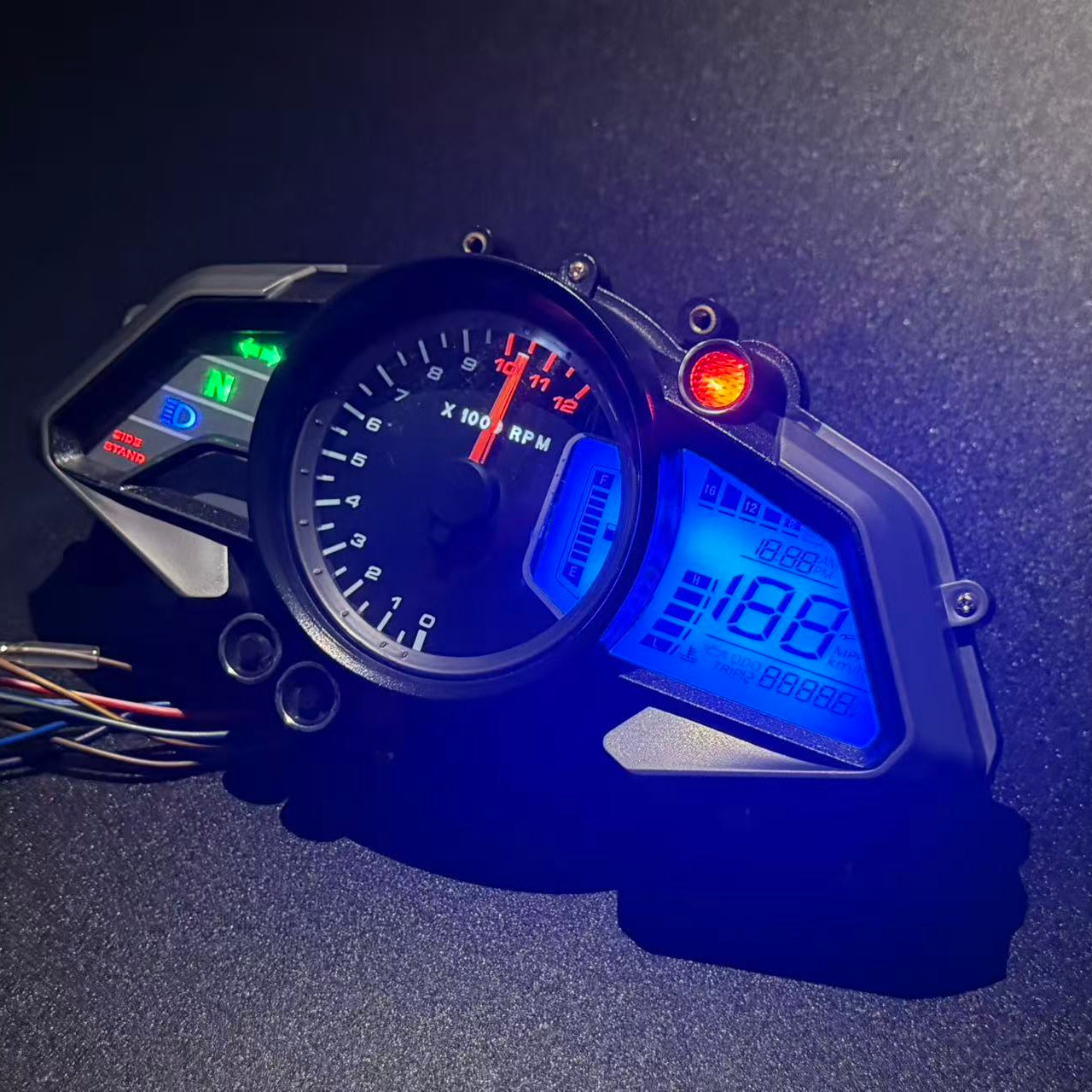 digital dashboard for motorcycle speedometer tachometer（Bajaj pulsar 200NS， Bajaj pulsar 125NS，Bajaj pulsar 160NS Kawasaki Rouser NS160 Fi Kawasaki Rouser NS150 Kawasaki Rouser RS200）