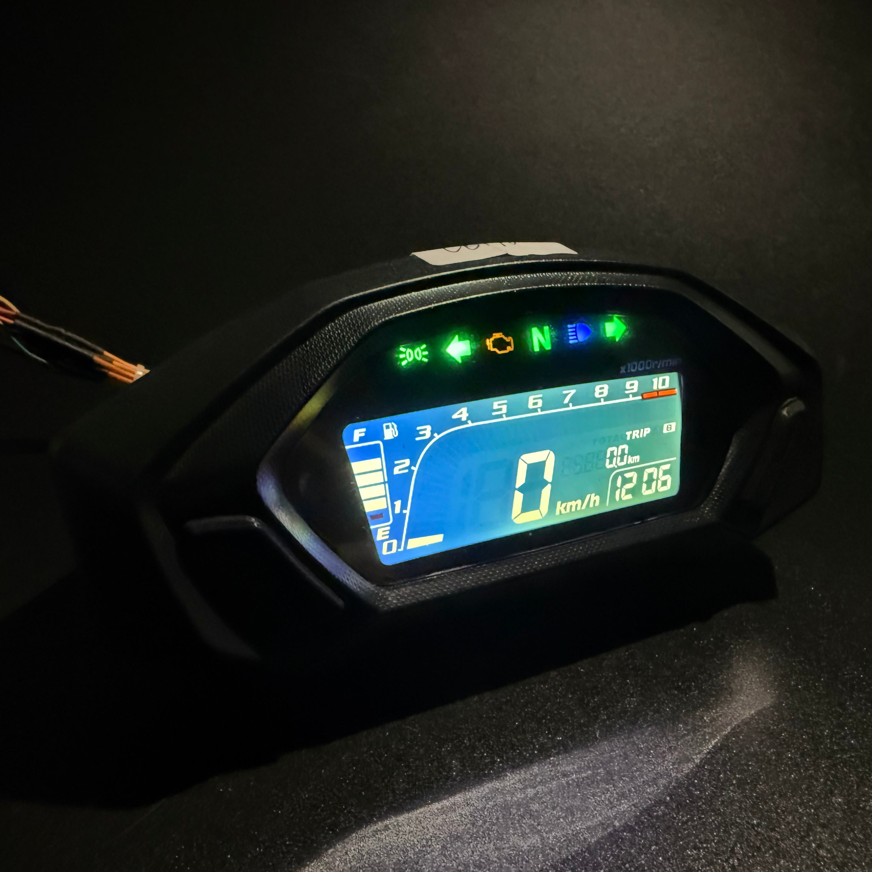 Painel digital para moto velocímetro tacômetro para (Honda CBF190R, CB190)