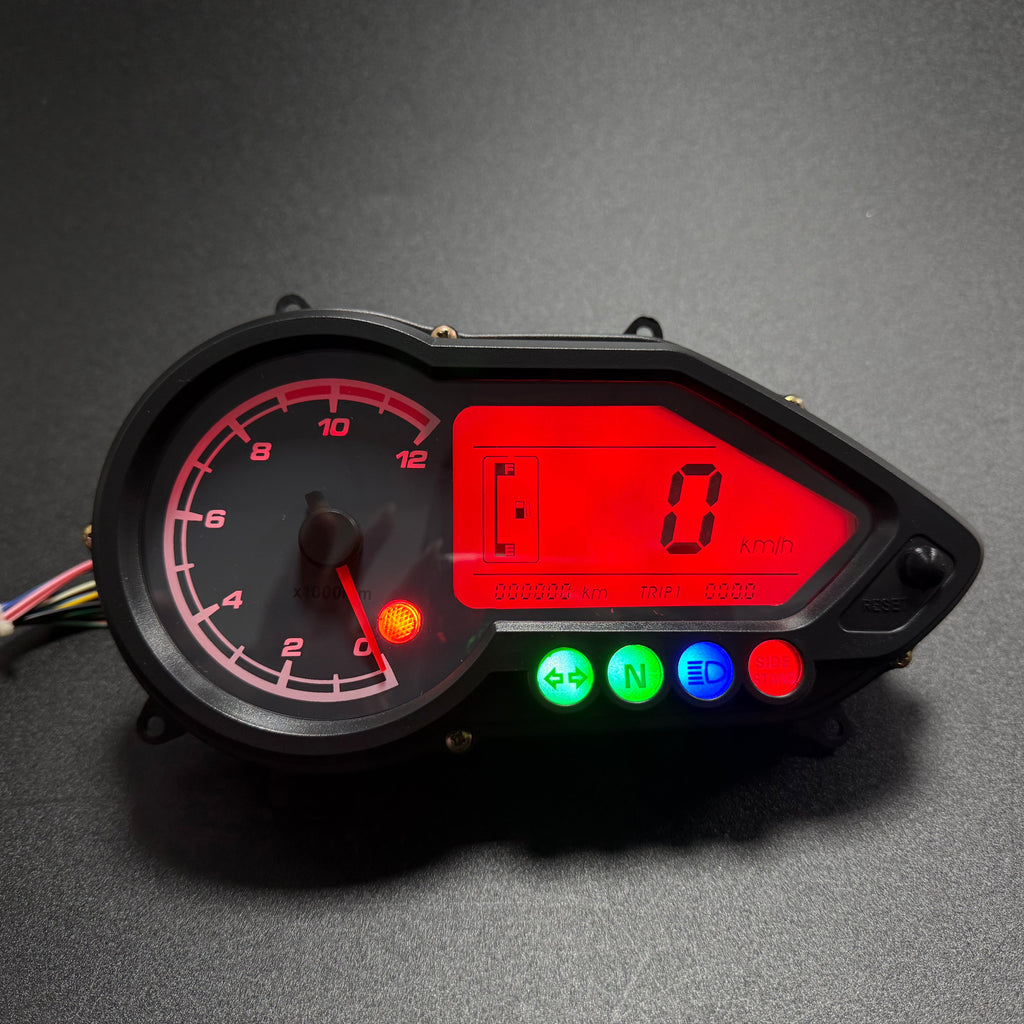 Digital instrument panel for motorcycle speedometer tachometer (BAJAJ Pulsar 125 150 180 200 220NS)