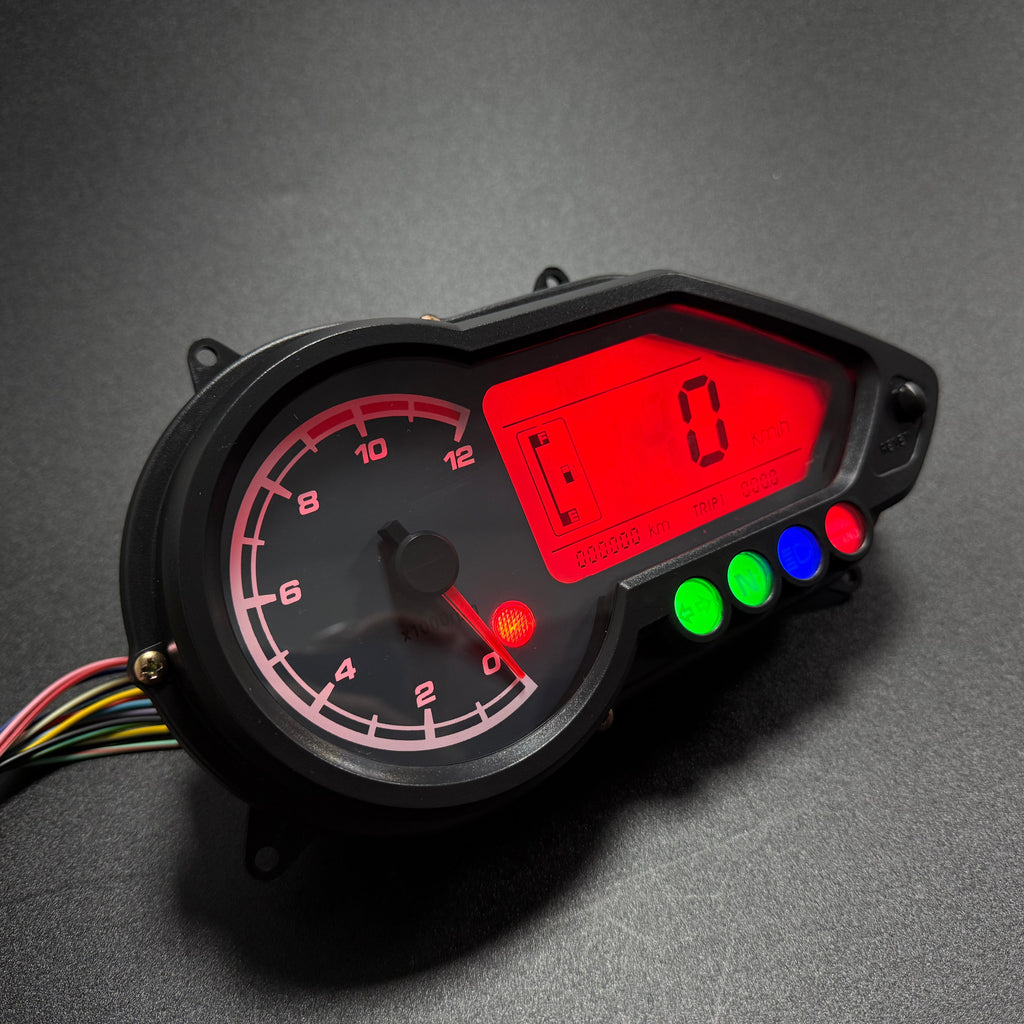 Digital instrument panel for motorcycle speedometer tachometer (BAJAJ Pulsar 125 150 180 200 220NS)