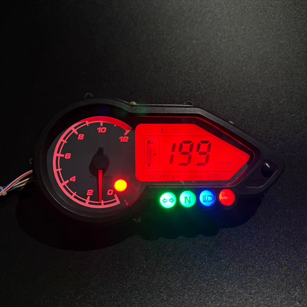 Digital instrument panel for motorcycle speedometer tachometer (BAJAJ Pulsar 125 150 180 200 220NS)