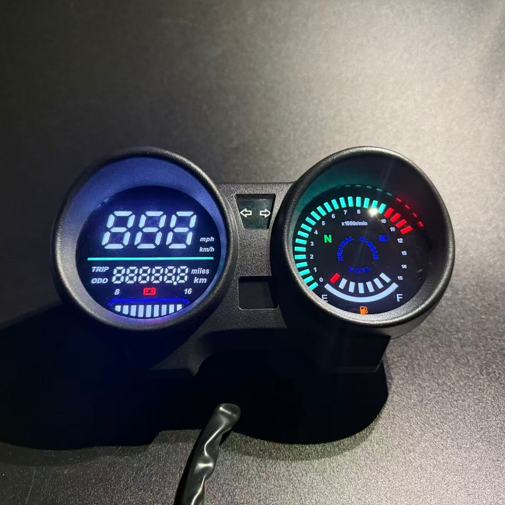 Painel digital de velocímetro e tacômetro para moto (Honda CG 150 Titan CG 150 Fan ESI)