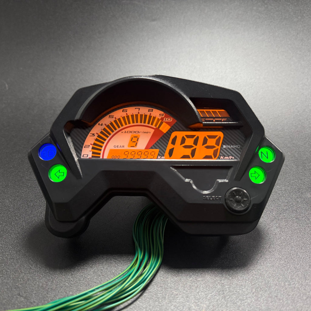 digital dashboard for motorcycle speedometer tachometer（Yamaha FZ16、FZV1、200cc Tryker Trike Scooter Gas Moped、Romet rxc 125、yamaha fazer 150）