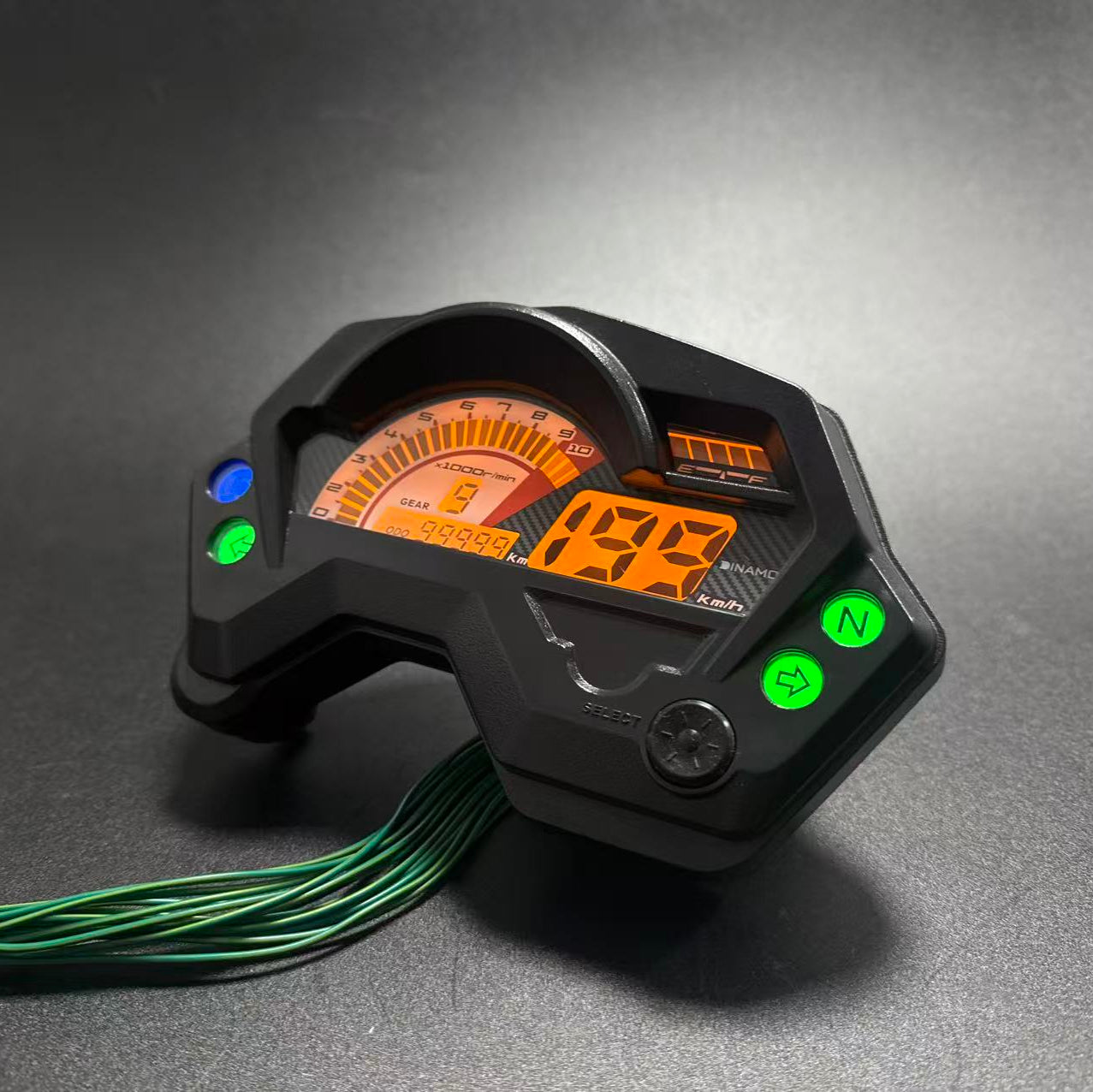 digital dashboard for motorcycle speedometer tachometer（Yamaha FZ16、FZV1、200cc Tryker Trike Scooter Gas Moped、Romet rxc 125、yamaha fazer 150）