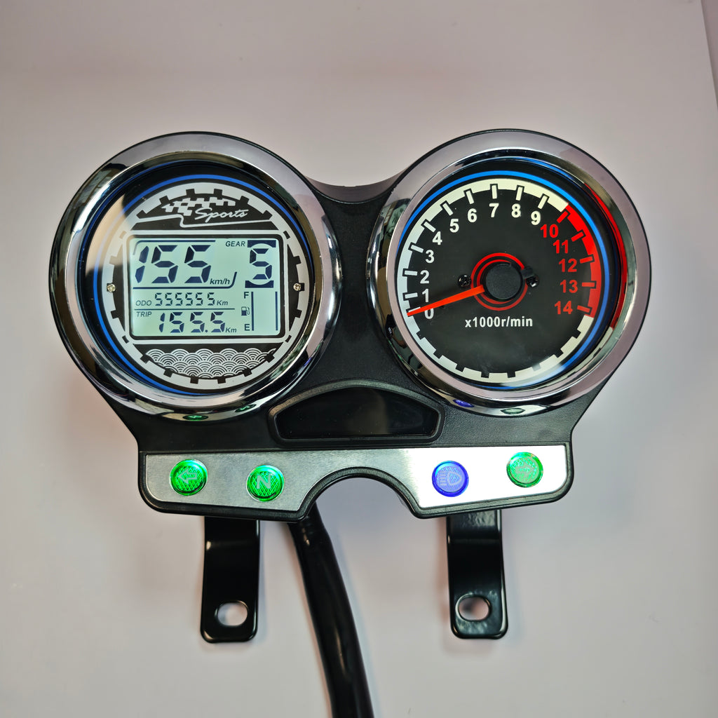 digital tablero para moto velocimetro tacometro for（Suzuki Yes 125、Suzuki En125 En150 Gs125、Suzuki Thunder 125、Suzuki Gsr 150i、suzuki en125-2a，Suzuki RGS 150i）