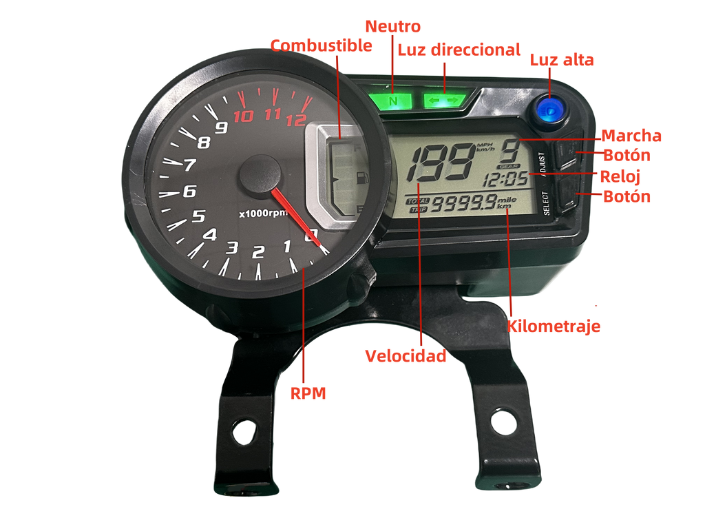 digital dashboard for motorcycle speedometer tachometer（Keeway RKV 125 200、Benelli vlx 150\Junak 125 S、vento tornado 300、keeway 150 rk、Vento Tornado 250）