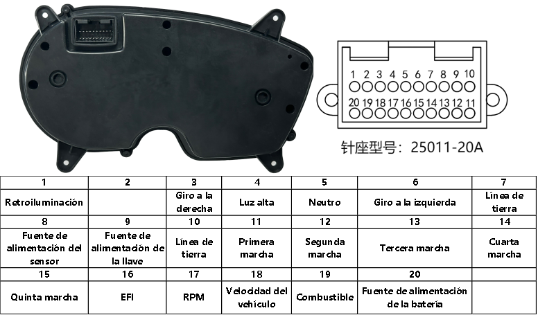 digital dashboard for motorcycle speedometer tachometer (TVS Apache RTR 160, TVS Apache RTR 180)