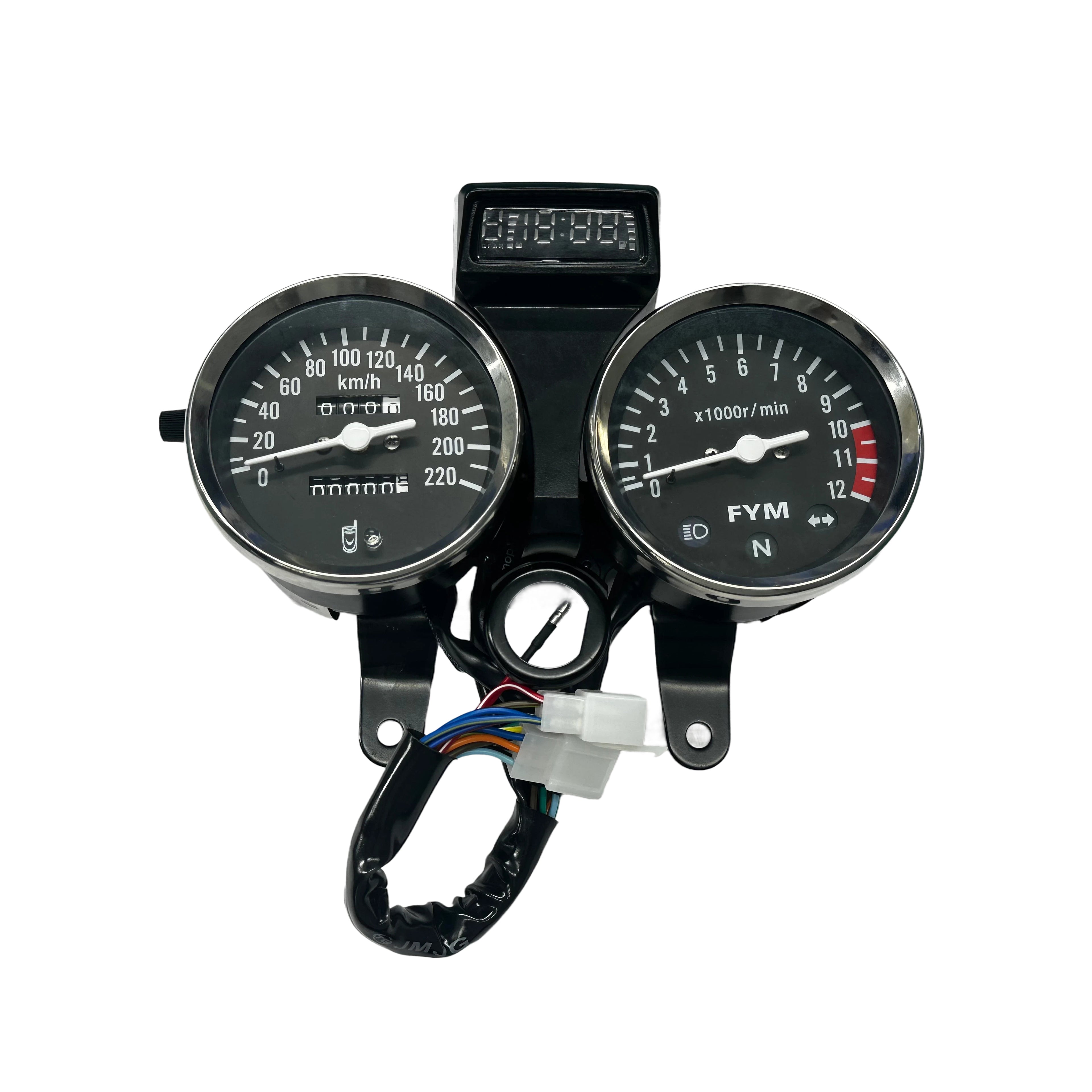 digital tablero para moto velocimetro tacometro for（Suzuki GN 125,Suzuki intruder 125 ED,suzuki gn125 cafe racer、Cruiser 200、CG125）