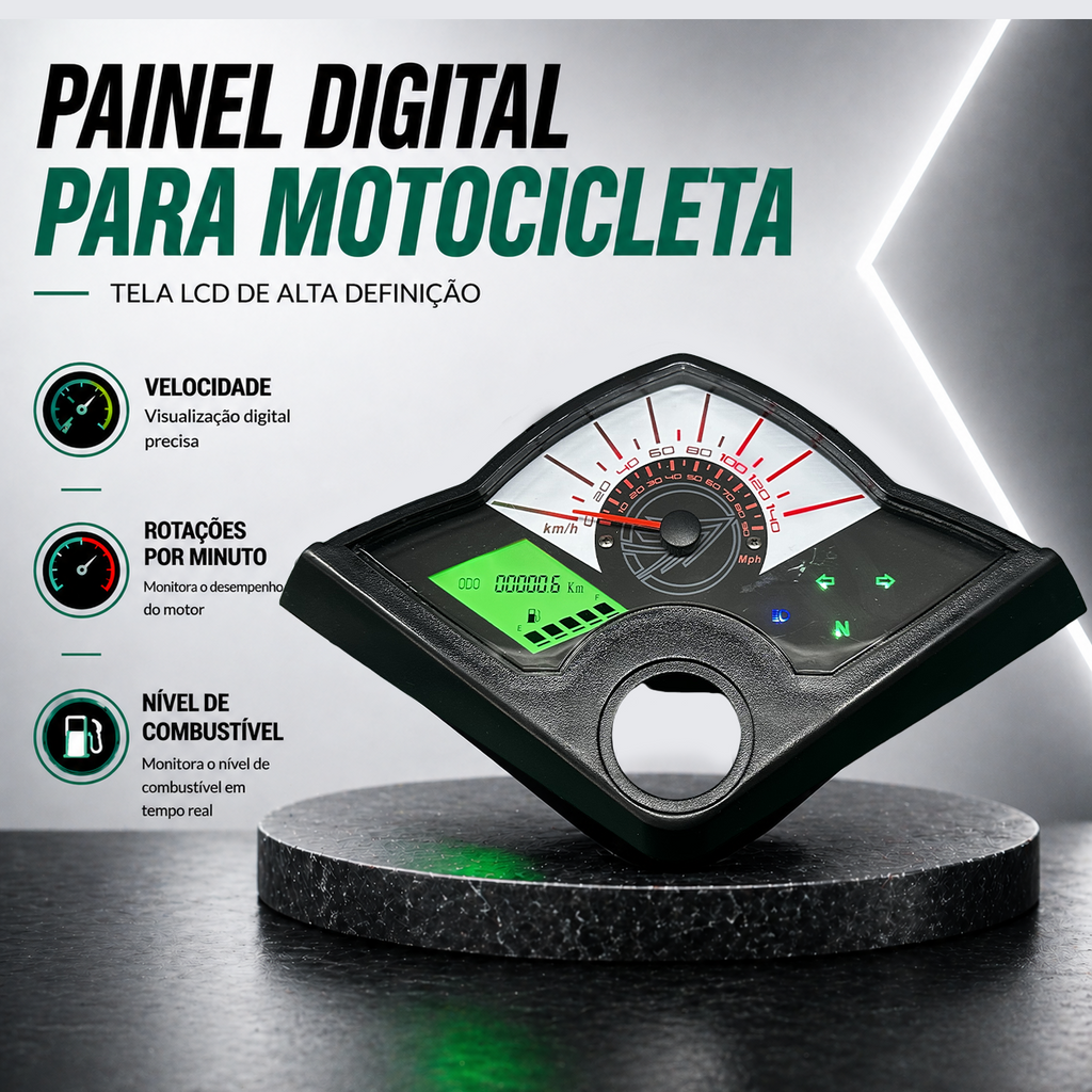 Digital motorcycle dashboard speedometer tachometer (KEEWAY TX200, Keeway TXM 125 150 200, Keeway TX 125 200) 