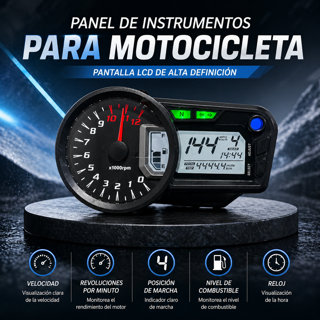 digital dashboard for motorcycle speedometer tachometer（Keeway RKV 125 200、Benelli vlx 150\Junak 125 S、vento tornado 300、keeway 150 rk、Vento Tornado 250）