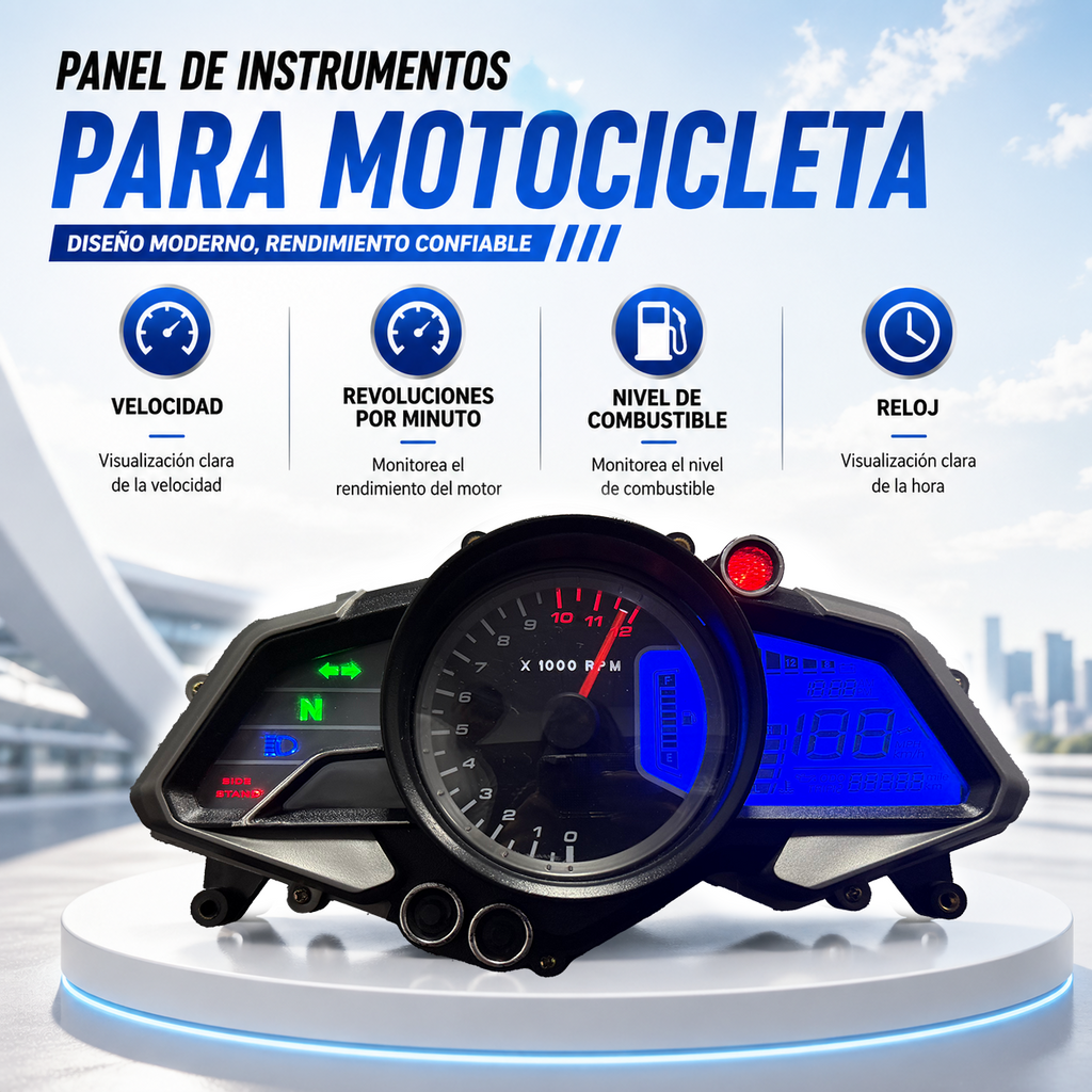 digital dashboard for motorcycle speedometer tachometer（Bajaj pulsar 200NS， Bajaj pulsar 125NS，Bajaj pulsar 160NS Kawasaki Rouser NS160 Fi Kawasaki Rouser NS150 Kawasaki Rouser RS200）
