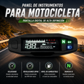 Painel digital universal para motocicletas, velocímetro e tacômetro para (Rusi KRY200, KRY150, Honda CRF 150/CRF 250, Suzuki RM Z250, RM Z450 4.Yamaha YZ125/YZ250, KTM300, KTM300 EXC, KTM300 EXC F, KTM500 EXC, Russian KR200)