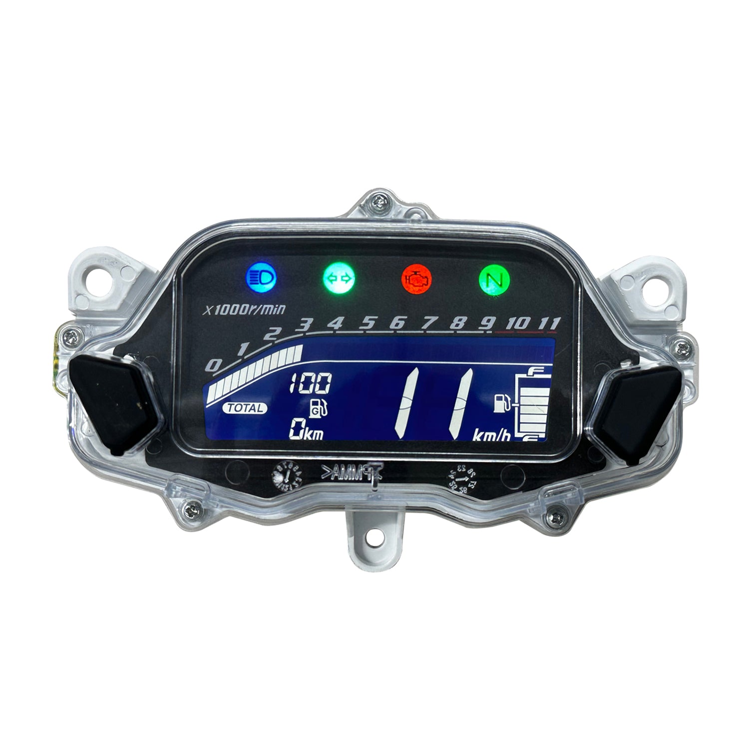 Digital dashboard for motorcycle speedometer tachometer (Honda CG Titan 160 Fan 2015-2024)