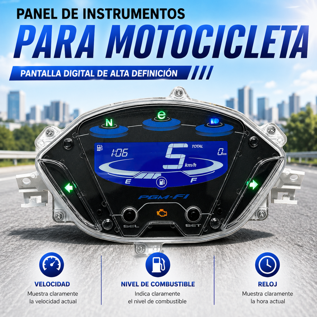 Painel digital para moto velocímetro tacômetro para (Honda BIZ 125 EX 2018-2024)