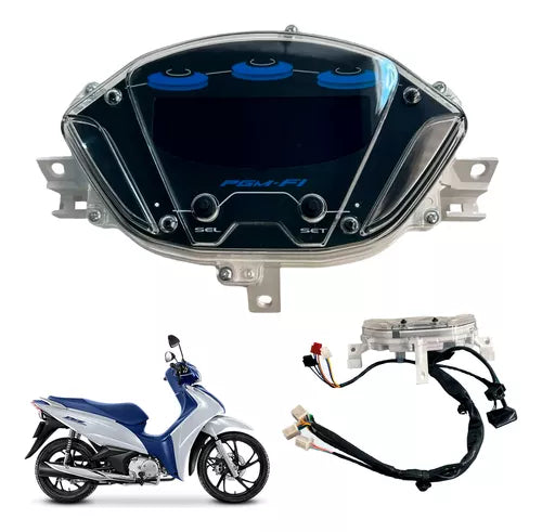 Painel digital para moto velocímetro tacômetro para (Honda BIZ 125 EX 2018-2024)