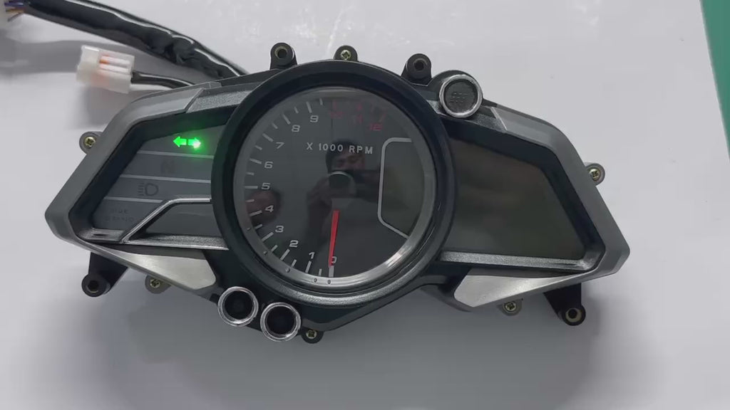 digital dashboard for motorcycle speedometer tachometer（Bajaj pulsar 200NS， Bajaj pulsar 125NS，Bajaj pulsar 160NS Kawasaki Rouser NS160 Fi Kawasaki Rouser NS150 Kawasaki Rouser RS200）