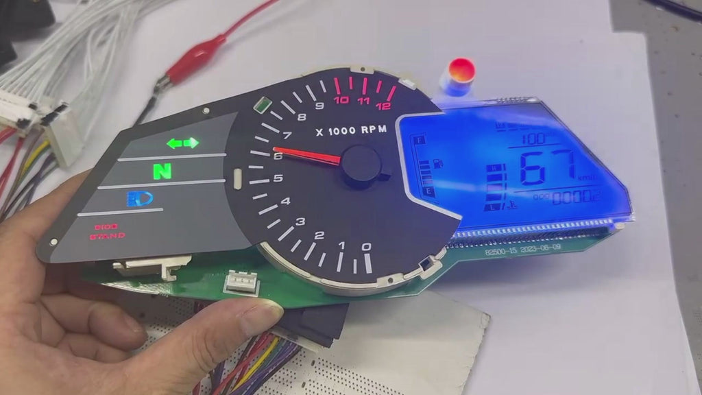 digital dashboard for motorcycle speedometer tachometer（Bajaj pulsar 200NS， Bajaj pulsar 125NS，Bajaj pulsar 160NS Kawasaki Rouser NS160 Fi Kawasaki Rouser NS150 Kawasaki Rouser RS200）
