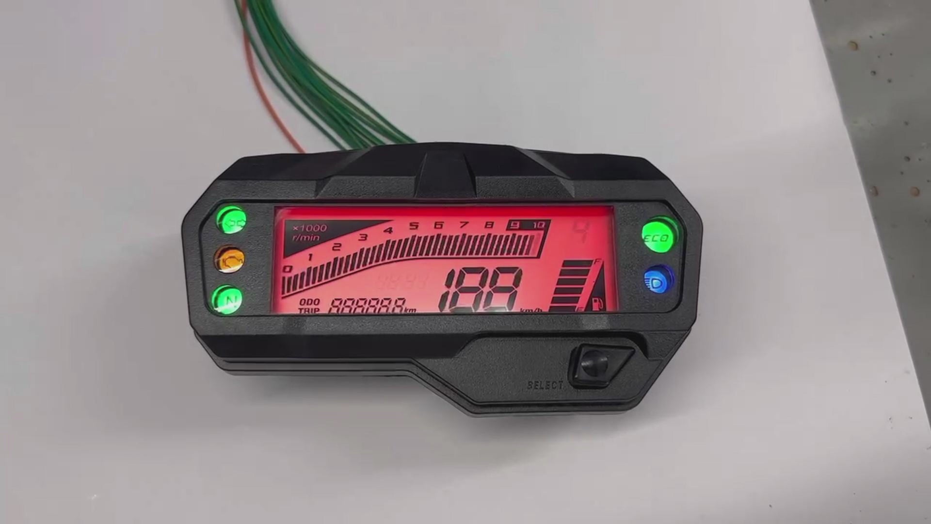 digital dashboard for motorcycle speedometer tachometer（yamaha Fz Fi V2、Fz s V2、Fzs 150、yamaha FZ FI 150 2.0）
