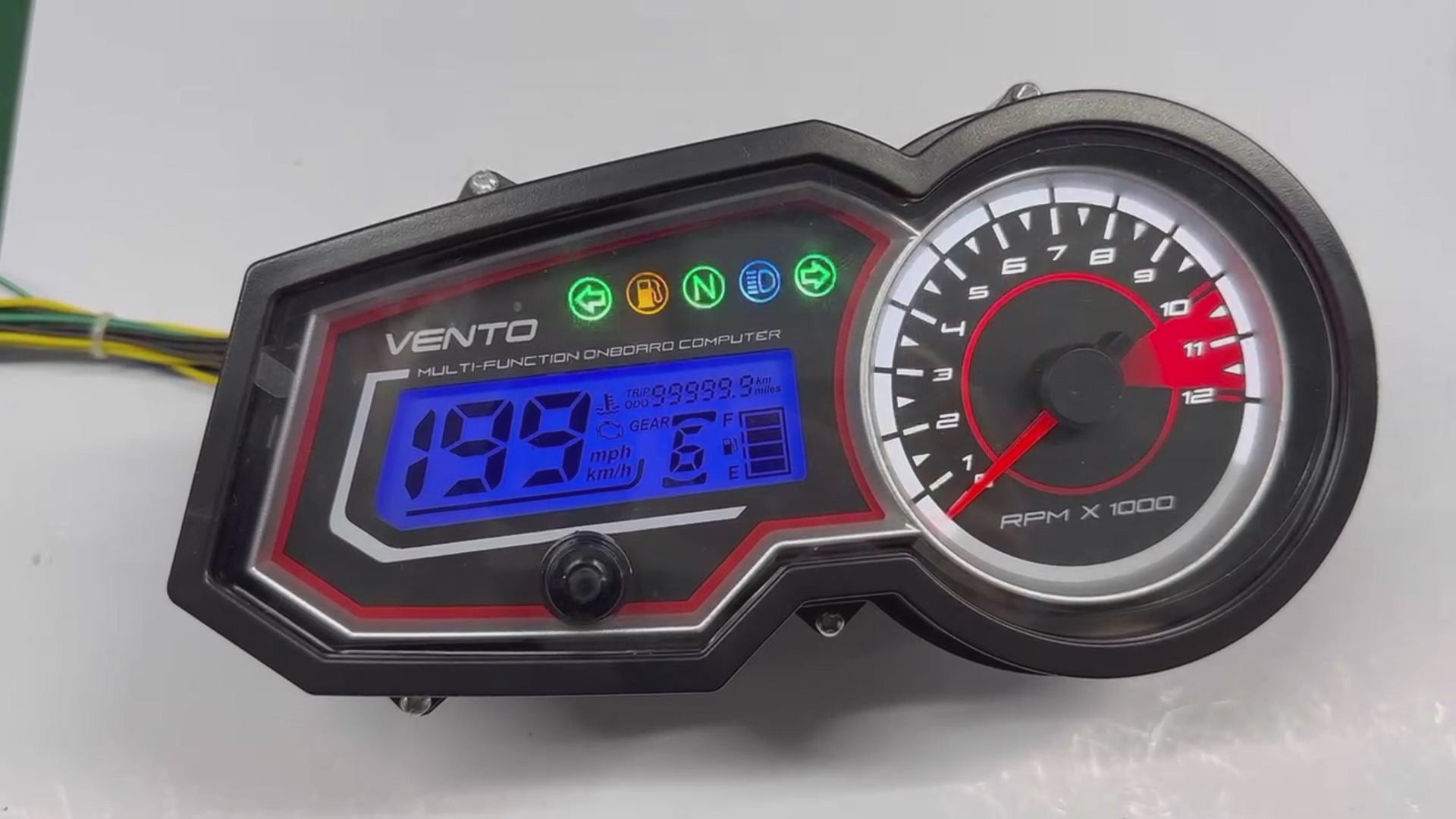 digital dashboard for motorcycle speedometer tachometer（Vento Lithium 190 cc、 Lithium 150、Hornet GT 200、Mondial 180 Z ONE S 2014-2019、Lexmoto zsx 125cc、Wanxin Rebel 200 2022、Ryuka RK200、FREEDOM F51、NEXUS 150CG Board、Akt Ttr 180）