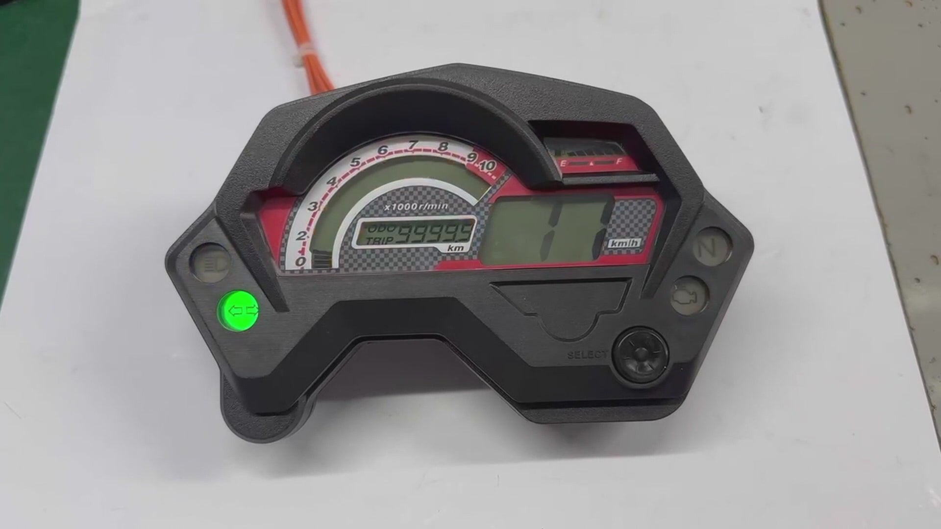 digital dashboard for motorcycle speedometer tachometer（Yamaha FZ16、FZV1、200cc Tryker Trike Scooter Gas Moped、Romet rxc 125、yamaha fazer 150）